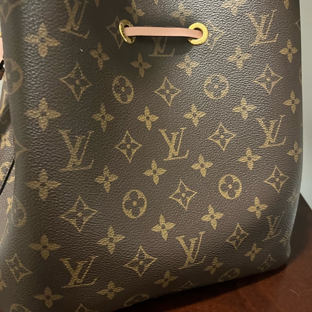 NeoNoe Brown Damier Ebene Canvas shoulder bag